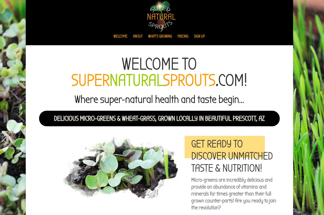 Delicious MicroGreens & WheatGrass Grown Locally in Prescott, AZ