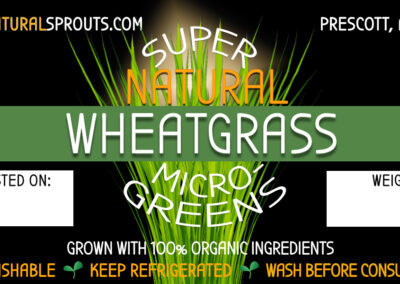 SuperNatural Sprouts-Wheatgrass